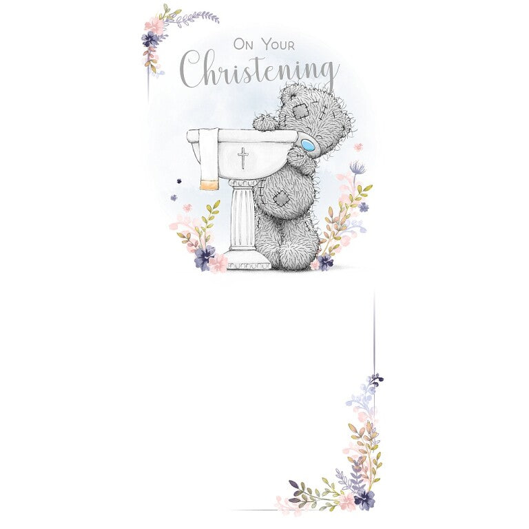 Tatty Teddy Christening Card