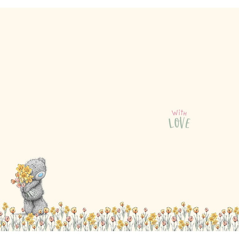 Me to You Easter Card, Tatty Teddy In Flower Meadow