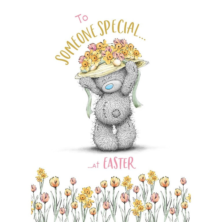 Me to You Easter Card To Someone Special, Tatty Teddy Wearing Bonnet