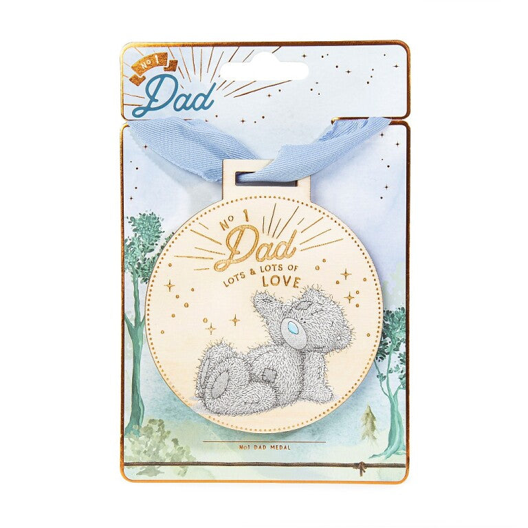 Tatty Teddy Father's Day No.1 Dad Medal