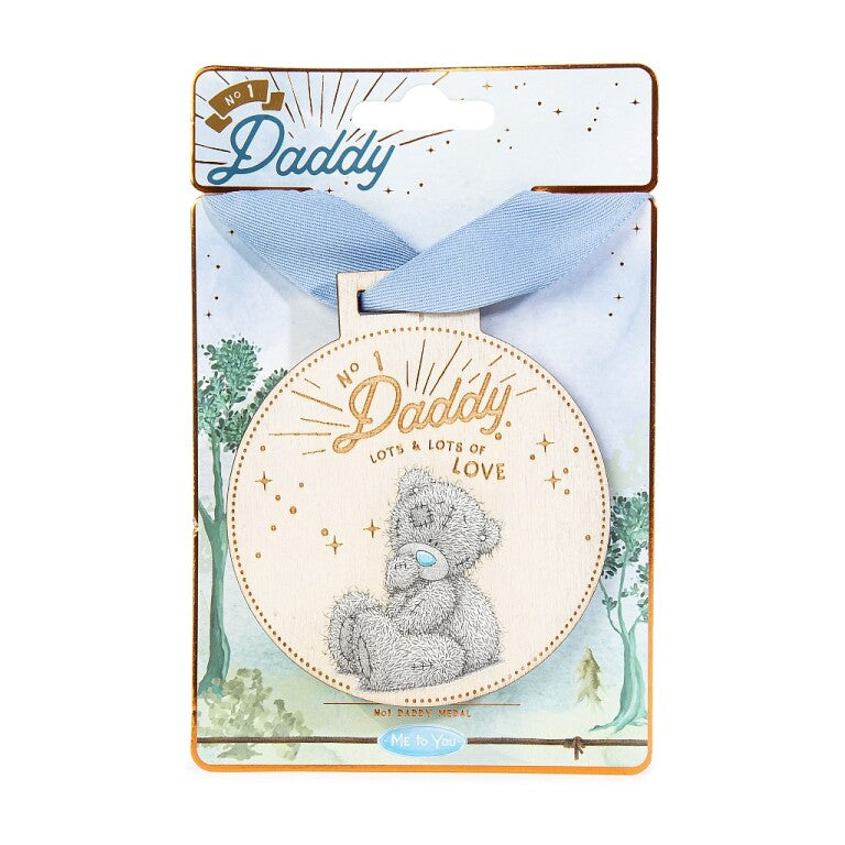 Tatty Teddy Father's Day No.1 Daddy Medal