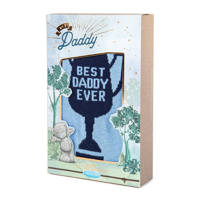 Tatty Teddy Father's Day 'Best Daddy Ever' socks