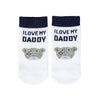 Tatty Teddy Father's Day 'Daddy and Me' Matching Socks Set