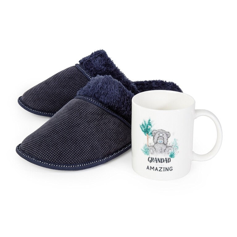 Me to You Father's Day slippers and mug gift set