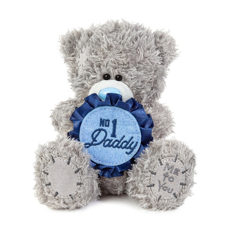 Tatty Teddy Father's Day  Bear Holding 'No.1 Daddy' Rosette