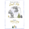 Me to You Tatty Teddy 'Like a Dad To Me' Father's Day Card 6x9in