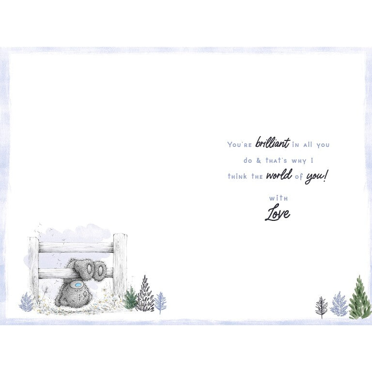 Me to You Tatty Teddy 'Like a Dad To Me' Father's Day Card 6x9in