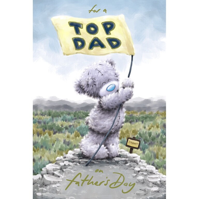 Me to You Tatty Teddy 'Top Dad' Softly Drawn Father's Day Card 6x9
