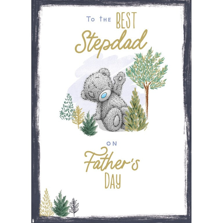 Me to You Tatty Teddy 'Best Stepdad' Father's Day Card 5x7