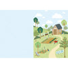 Wishing Well 'Sit Back & Relax' Garden Scene Father's Day Card 7x10