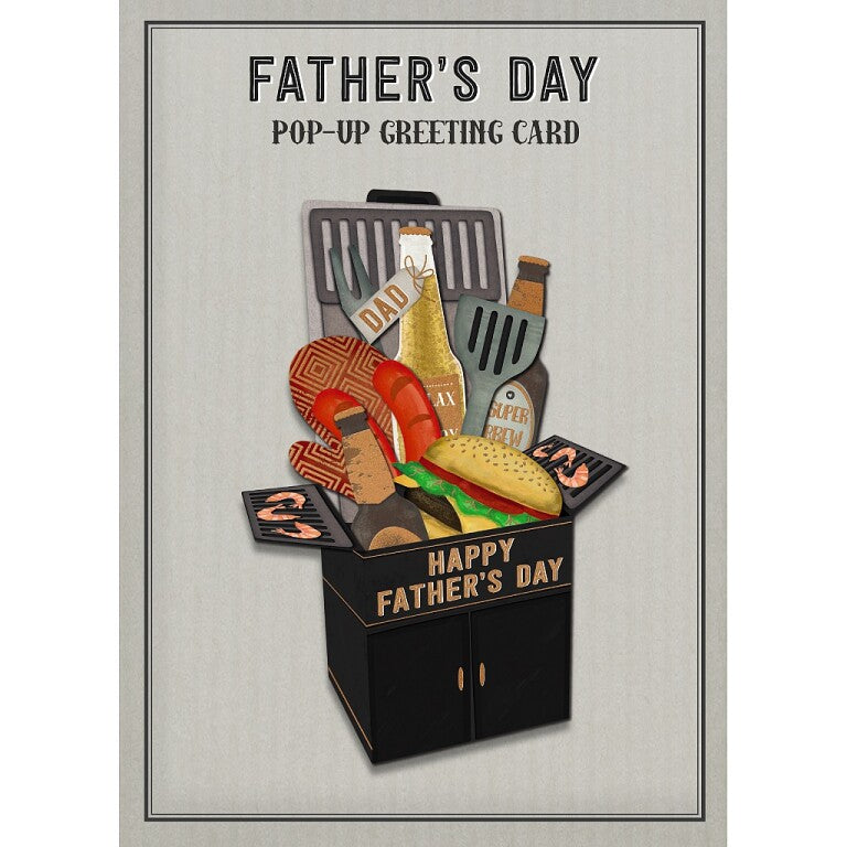 Wiishing Well Pop up BBQ Father's Day Card