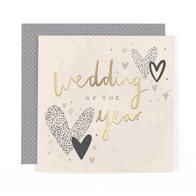 Handgefertigte Hochzeitskarte 'To The Bride And Groom' – 16x16 Cm, Mit Strass