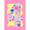 Fun Birthday Card For Girl's 4th Birthday, Birthday Card With Die-cut Detail And Neon Colours - Doodle Greeting Card by Hotchpotch London Size 5 x 7 inches