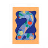 Fun Birthday Card For Boy's 2nd Birthday, Birthday Card With Die-cut Detail And Neon Colours - Doodle Greeting Card by Hotchpotch London Size 5 x 7 inches