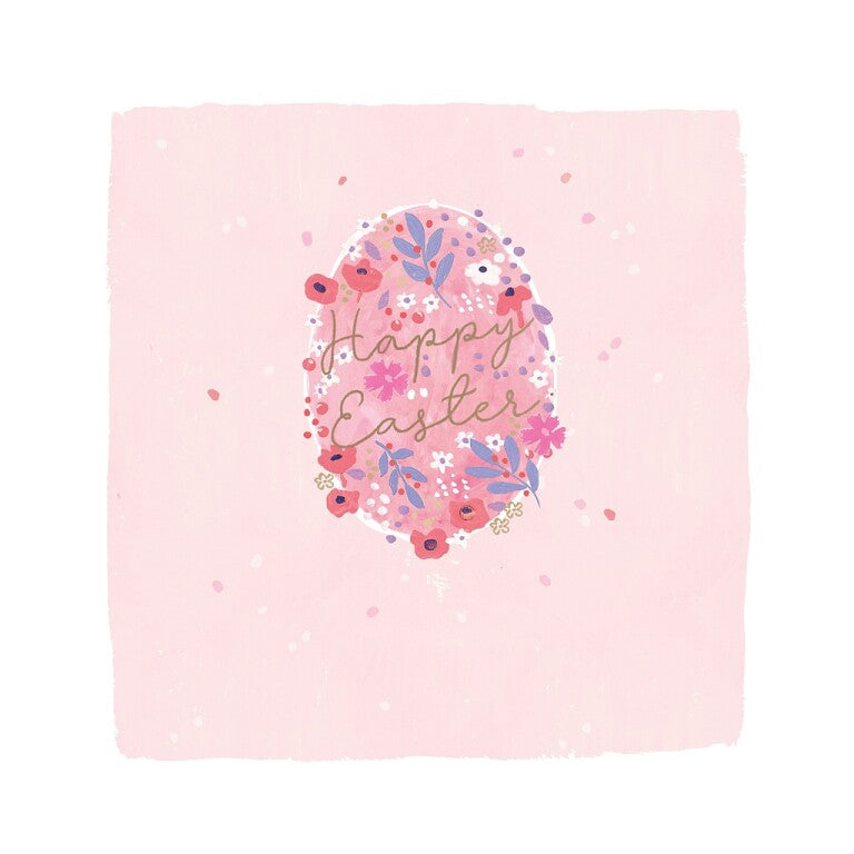 Hotchpotch Easter Card, Easter Egg With Ditsy Florals
