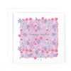 Hotchpotch Floral Easter Card With Gold Foil Finish
