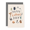 Hotchpotch Father's Day Card For Dad, Camping Adventure Theme 5x7 inches