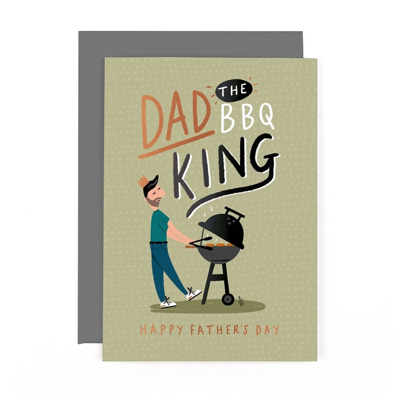 Hotchpotch Father's Day Card For Dad, Barbecue Theme 5x7 inches