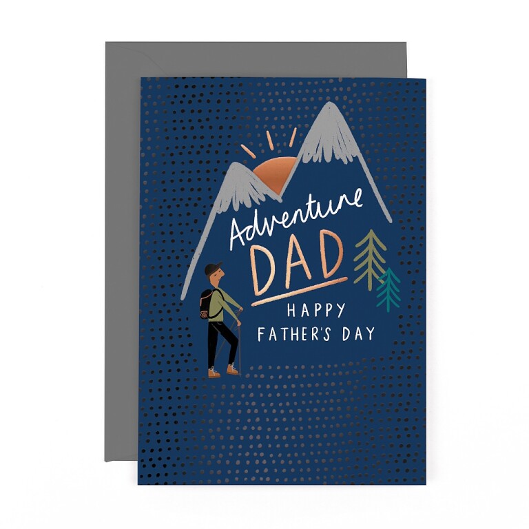 Hotchpotch Father's Day Card For Dad Adventure Theme 5x7 inches