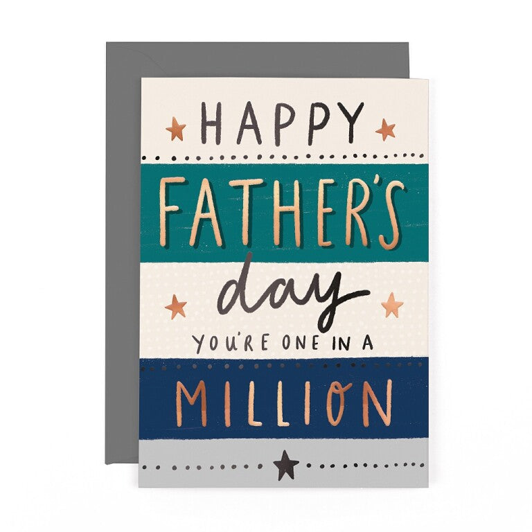 Hotchpotch Father's Day Card For A One In A Million Dad  5x7 inches
