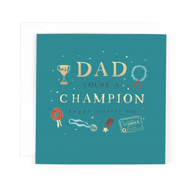 Hotchpotch Father's Day Card For Champion Dad  5x7 inches