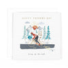 Hotchpotch Father's Day Card For Dad Cycling Themed  6x6 inches
