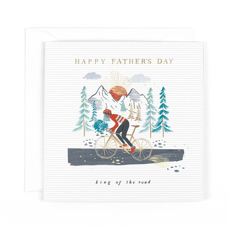 Hotchpotch Father's Day Card For Dad Cycling Themed  5x7 inches