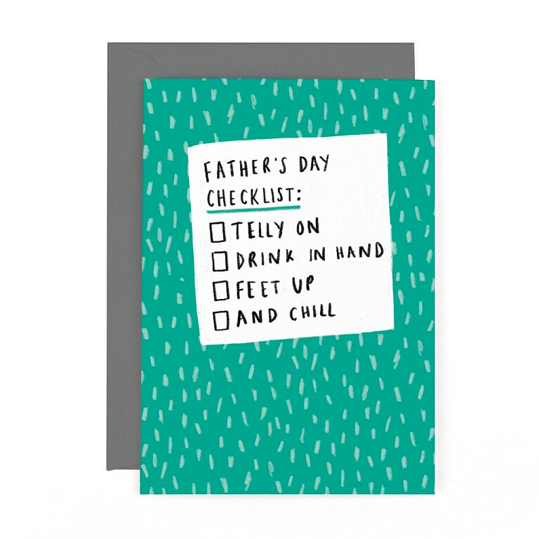 Hotchpotch Funny Father's Day Card For Dad, Chill Themed  5x7 inches
