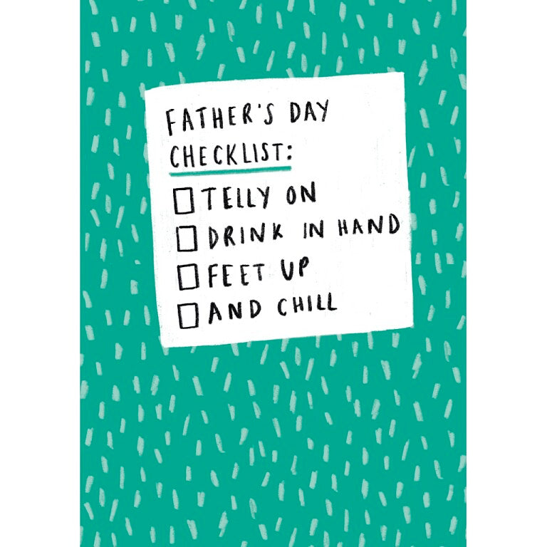 Hotchpotch Funny Father's Day Card For Dad, Chill Themed  5x7 inches