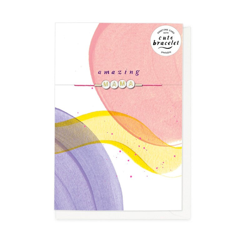 Hotchpotch Cute 'Amazing Mama' Card With Detachable 'Swiftie'- Inspired Bracelet