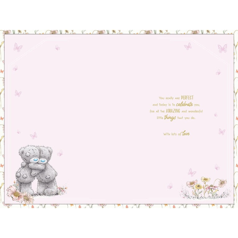 Me to You Tatty Teddy Luxury Handmade Mother's Day Card For Wife, Bears Sharing Tea 6 x 9