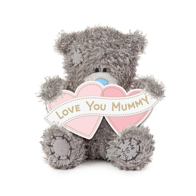Me to You Tatty Teddy 'Love You Mummy' Plush Bear 10cm High - Official Mother's Day Collection