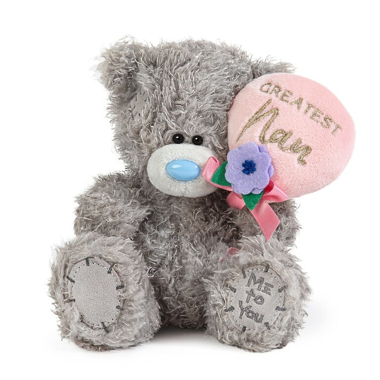 Me to You Tatty Teddy 'Greatest Nan' Plush Bear On Gift Plinth 15cm