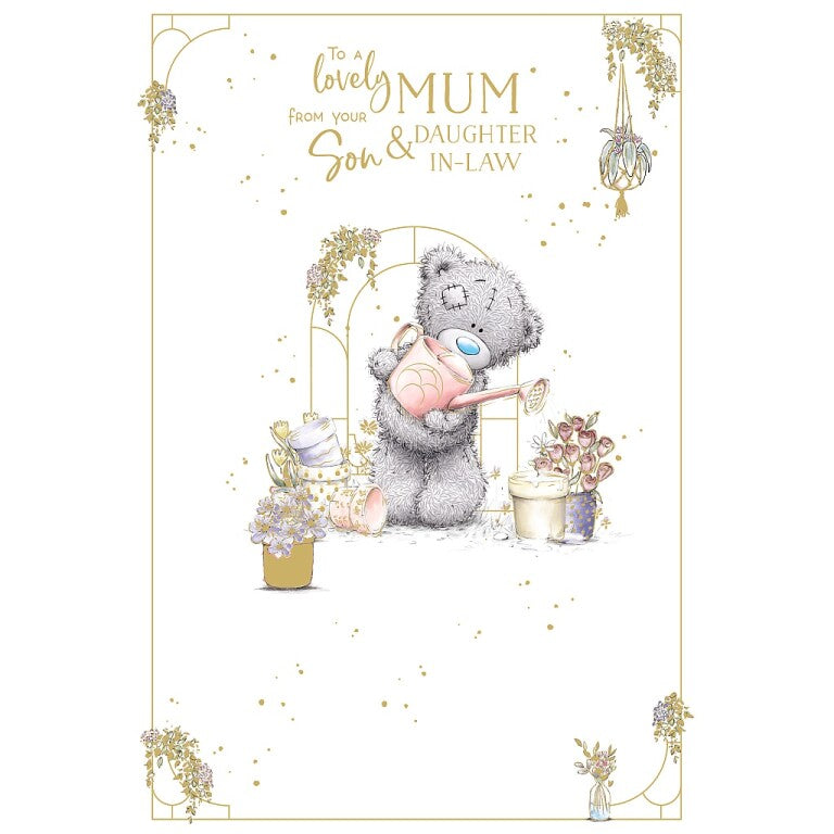 Me to You Mother's Day Card to Mum from your Daughter and Son-in-Law Size 6x9