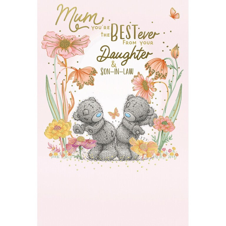 Me to You Tatty Teddy Mother's Day Card From Daughter And Son-In-Law 6 x 9