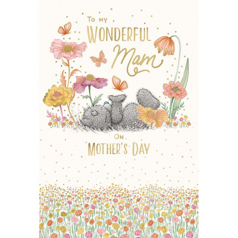 Me to You Tatty Teddy 'To My Wonderful Mam' Mother's Day Card 6 x 9