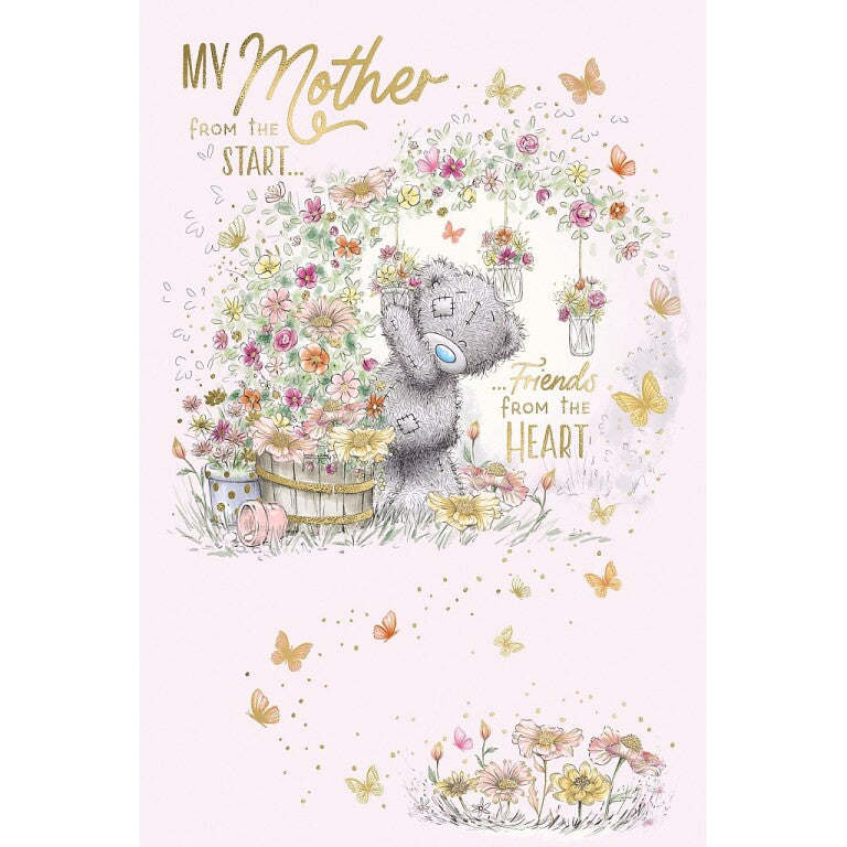 Me to You Tatty Teddy Mother's Day Card 'Friends From The Heart' 6 x 9