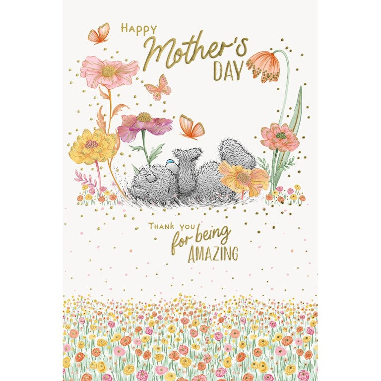 Me to You Tatty Teddy Mother's Day Card 'Thank You For Being Amazing' 6 x 9