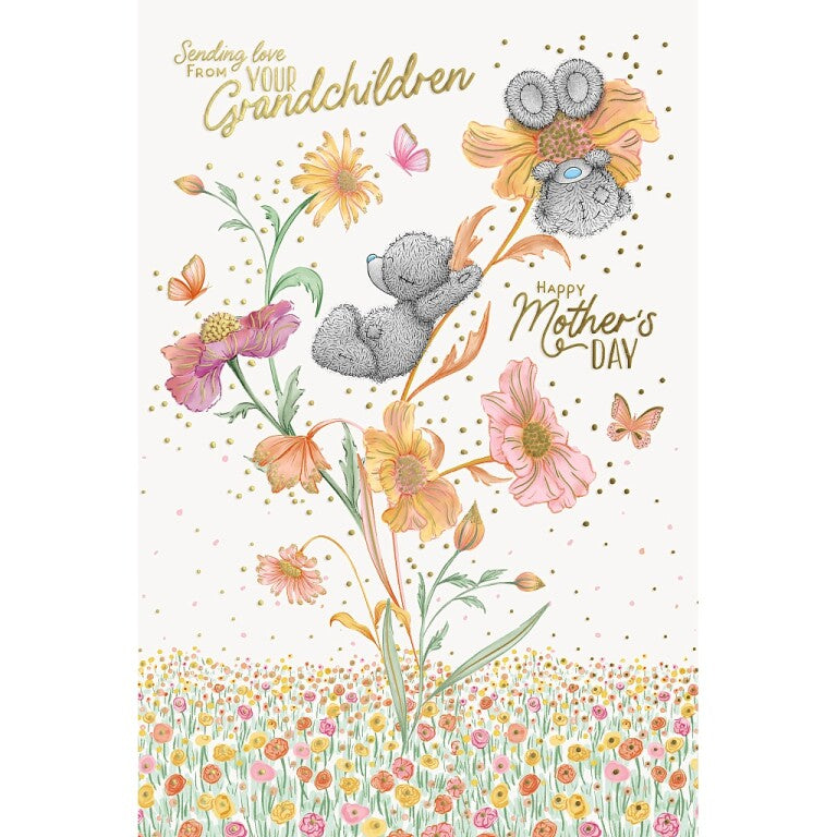 Me to You Tatty Teddy Mother's Day Card From Your Grandchildren 6 x 9