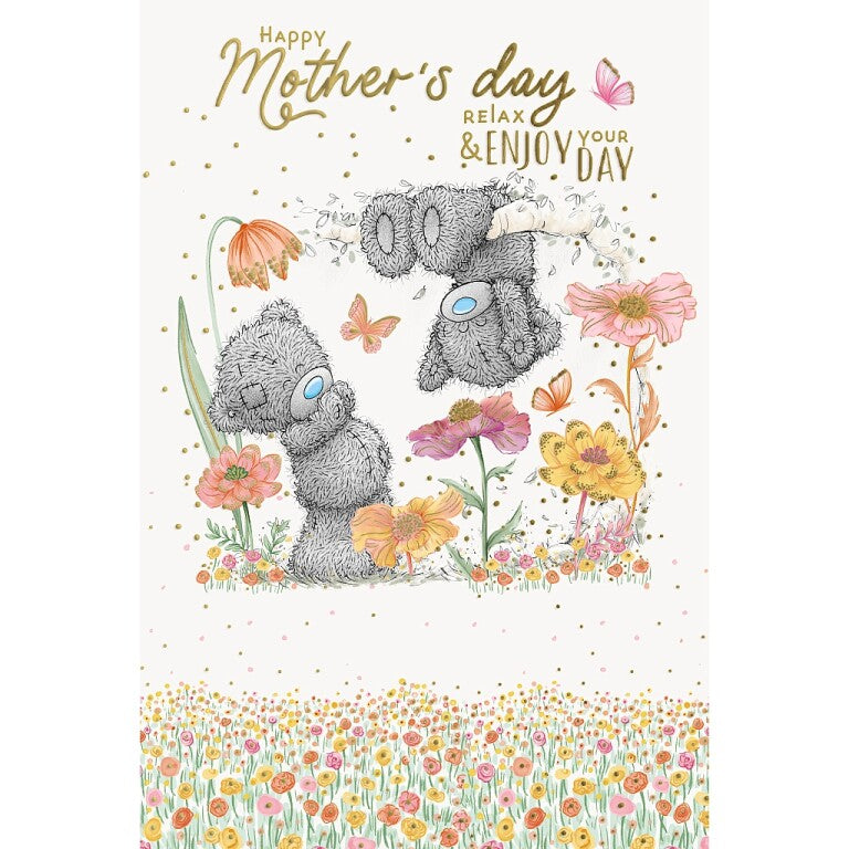 Me to You Mother's Day Card Tatty Teddy Bears In A Meadow 6 x 9