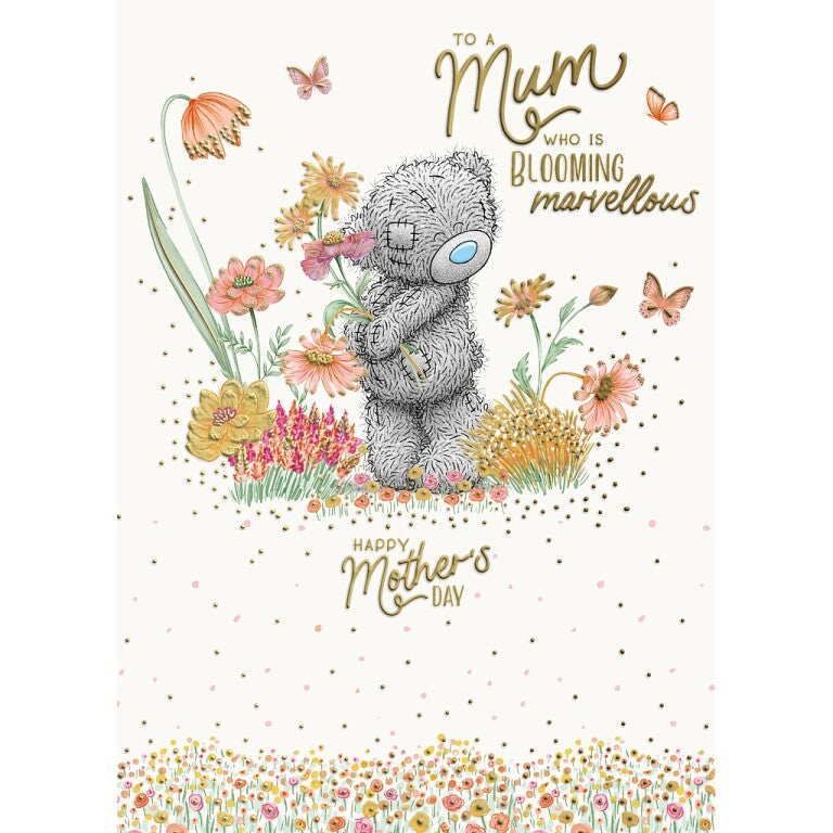 Me to You Tatty Teddy 'Blooming Marvellous'  Mother's Day Card 5 x 7