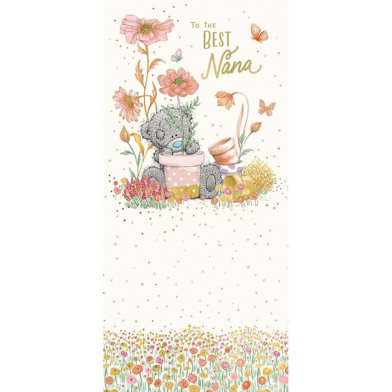 Me to You Tatty Teddy 'Best Nana' Mother's Day Card 4 x 8