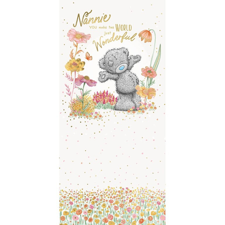 Me to You Tatty Teddy Mother's Day Card For Nannie 4 x 8