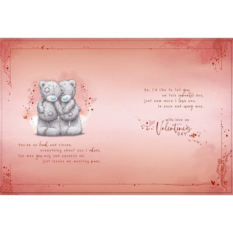 Me to You Tatty Teddy Luxury Boxed Handmade Valentine's Day Card 'To my Gorgeous Boyfriend' 12 x 9