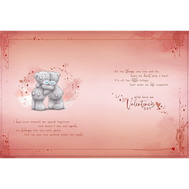 Me to You Tatty Teddy Luxury Boxed Handmade Valentine's Day Card 'To My Amazing Wife' 12 x 9