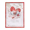 Me to You Tatty Teddy Luxury Large Boxed Handmade Valentine's Day Card 'To the One I Love' 12 x 17