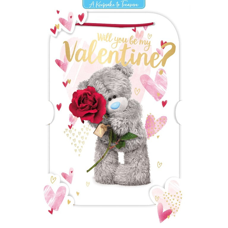 Me to You Tatty Teddy 3D Keepsake Valentine's Card 6 x 9
