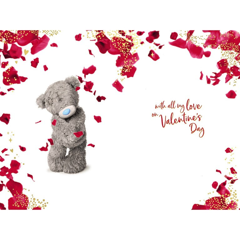 Me to You Tatty Teddy Valentine's Day Luxury 3D Keepsake Card 'For my Gorgeous Girlfriend' 6 x 9