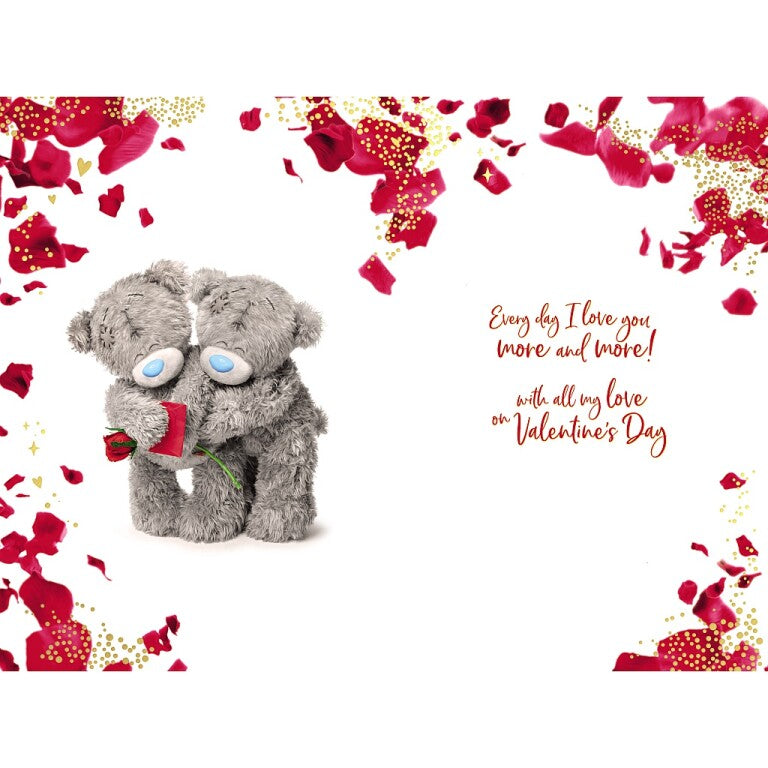 Me to You Tatty Teddy Valentine's Day Luxury 3D Keepsake Card 'For my Wonderful Husband' 6 x 9