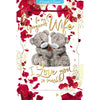 Me to You Tatty Teddy Valentine's Day Luxury 3D Keepsake Card 'For my Gorgeous Wife' 6 x 9